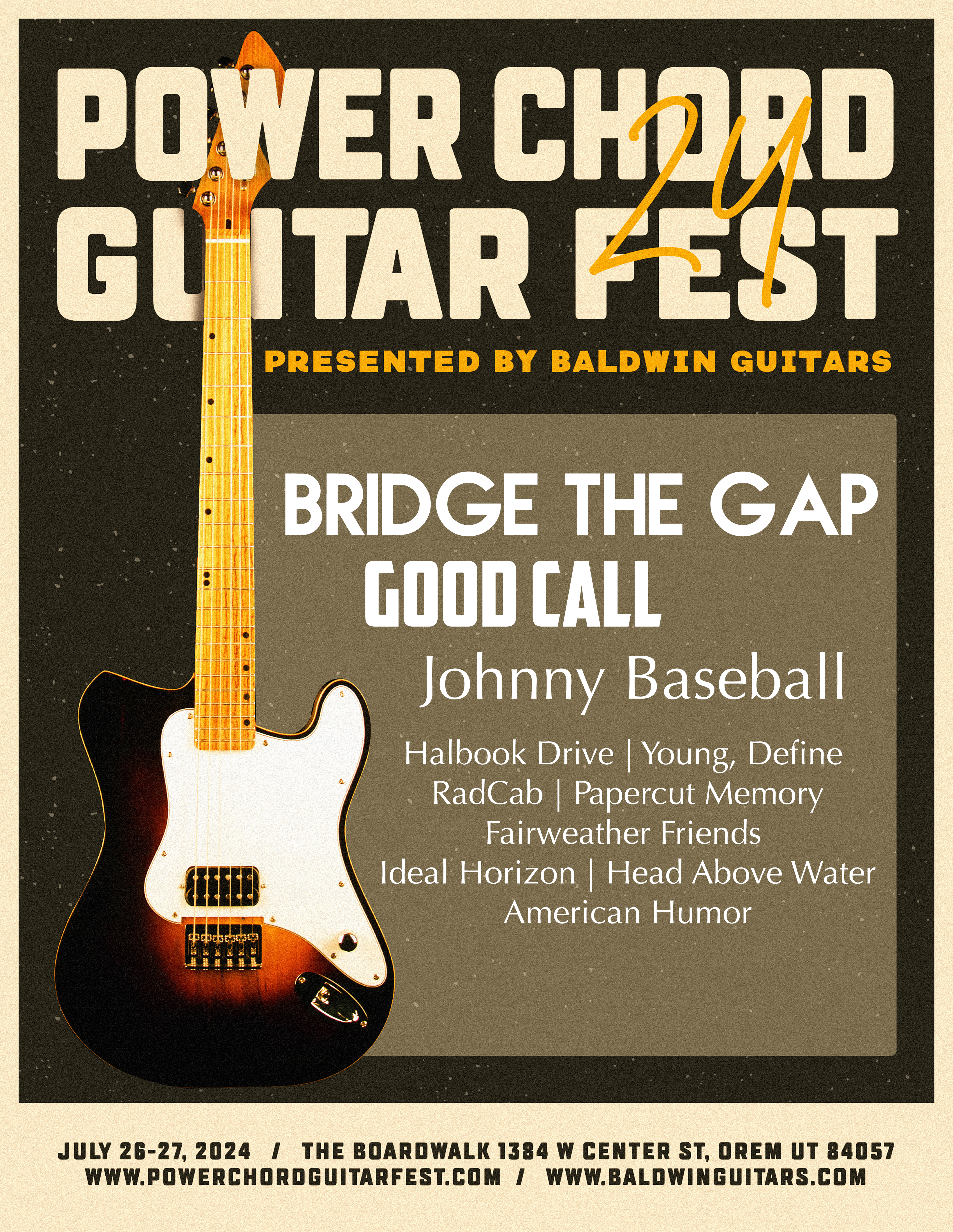 Power Chord Guitar Festival Unveils Full Lineup